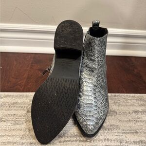 Women's Snakeskin Ankle Boots